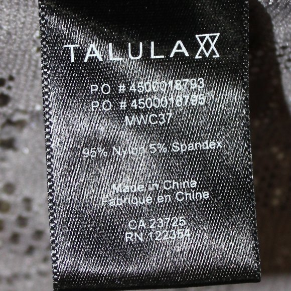 Aritzia TALULA Clarendon grey lace top size Small - Picture 5 of 6